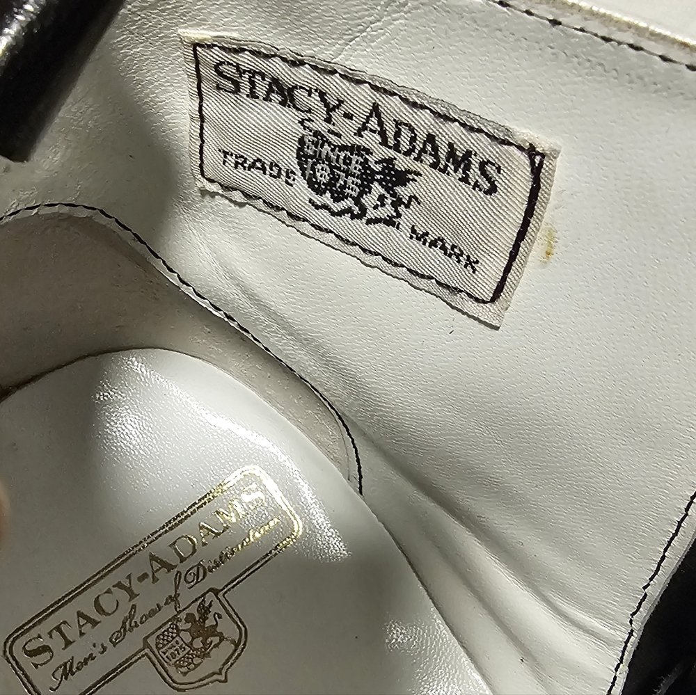 Stacy Adams Madison Spectator Spat Cap Toe Size 10.5 - Picture 8 of 11